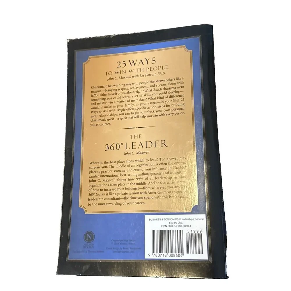 Maxwell 2-In-1: 25 Ways To Win With People + 360 Degree Leader [Paperback]